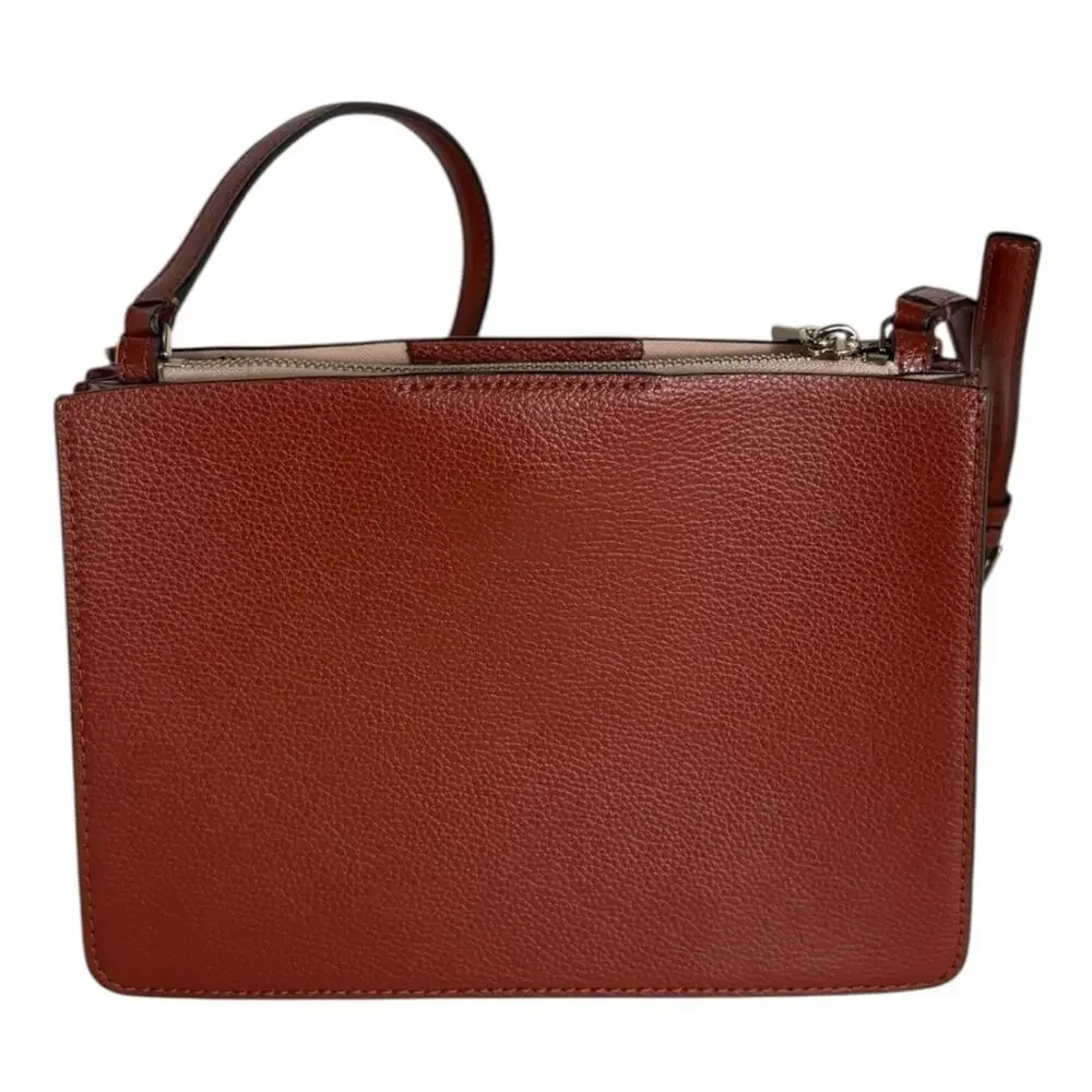 Kate Spade Eva Chestnut Leather Crossbody Bag